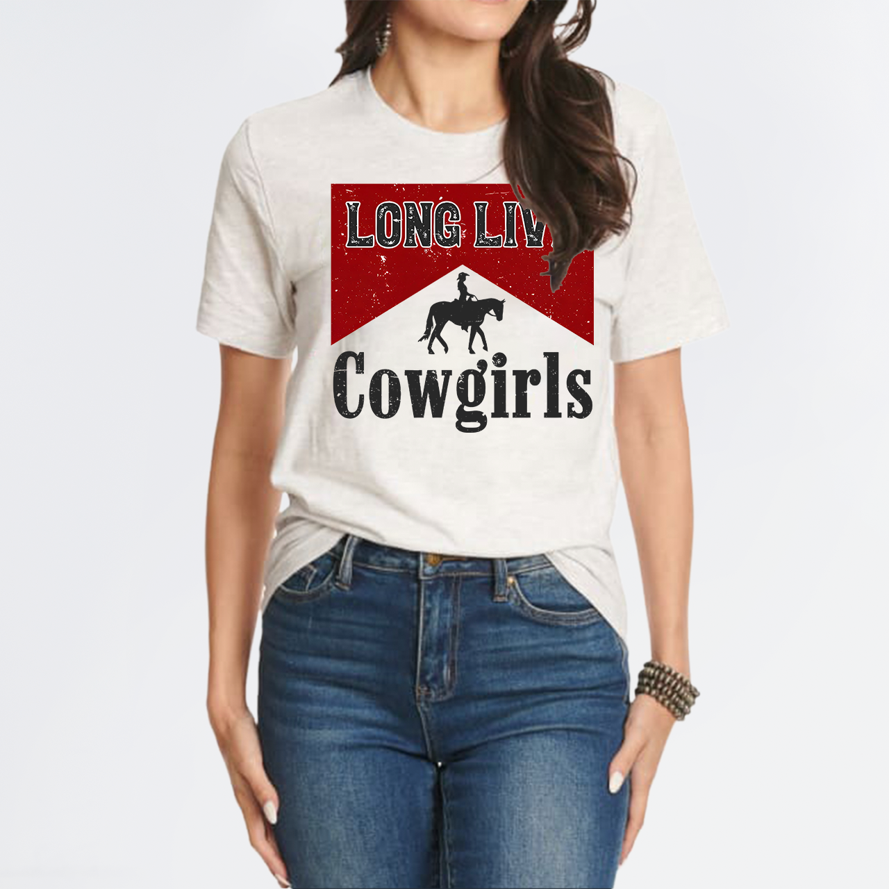 Long Live Cowgirls Printed T-Shirts