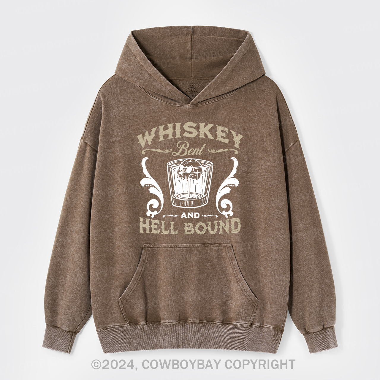 Whiskey Bent & Hell Bound Garment-Dye Hoodies