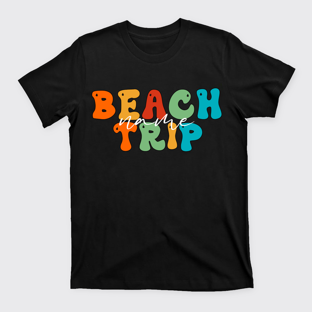 Personalized Name Beach Trip T-Shirts
