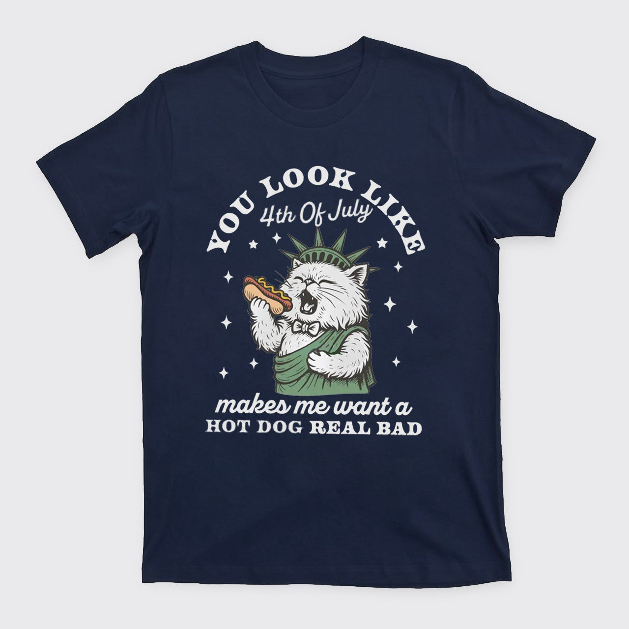 Funny Cat-You Look Like The 4th Of July T-Shirts