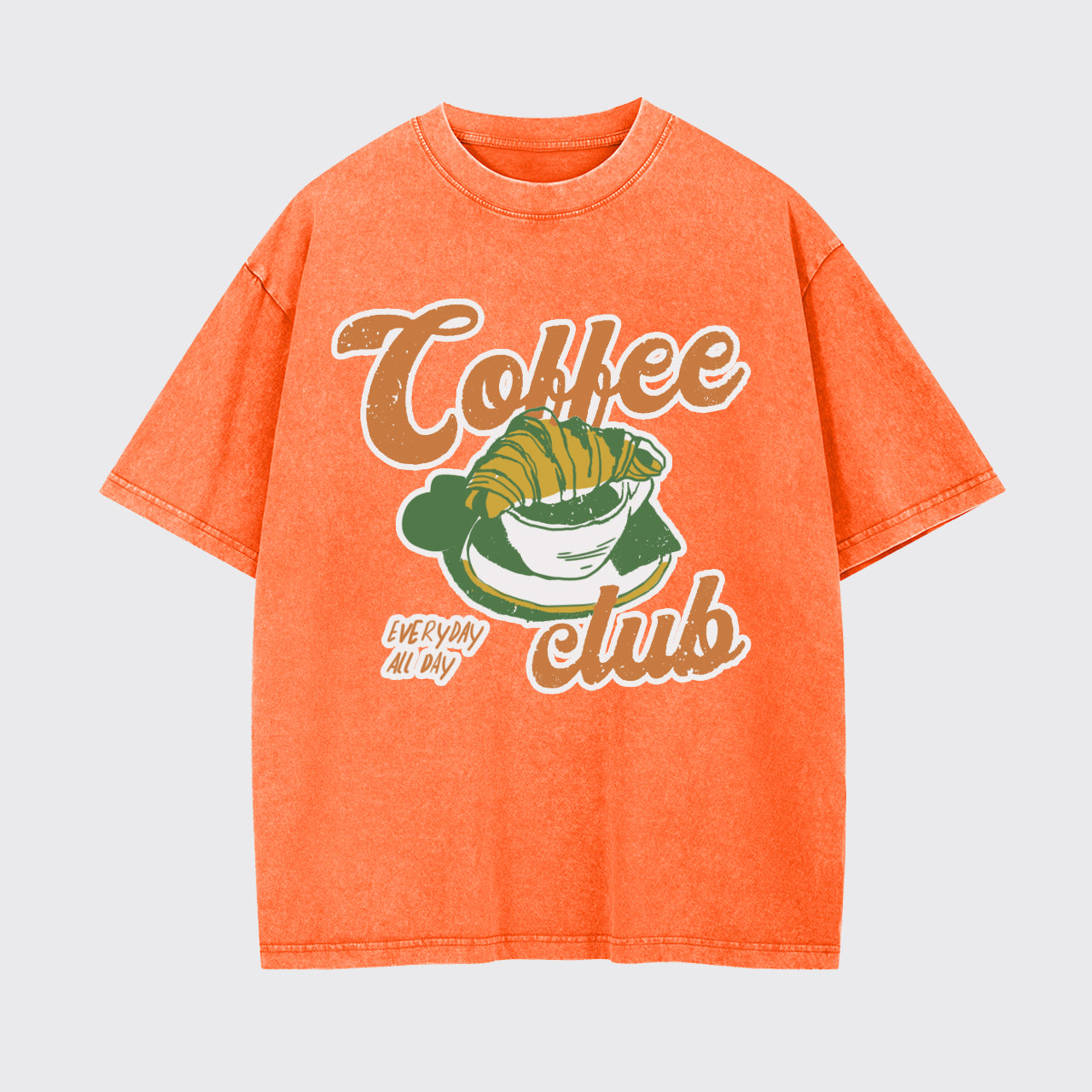 Breakfast Coffee Club Garment-dye Tees