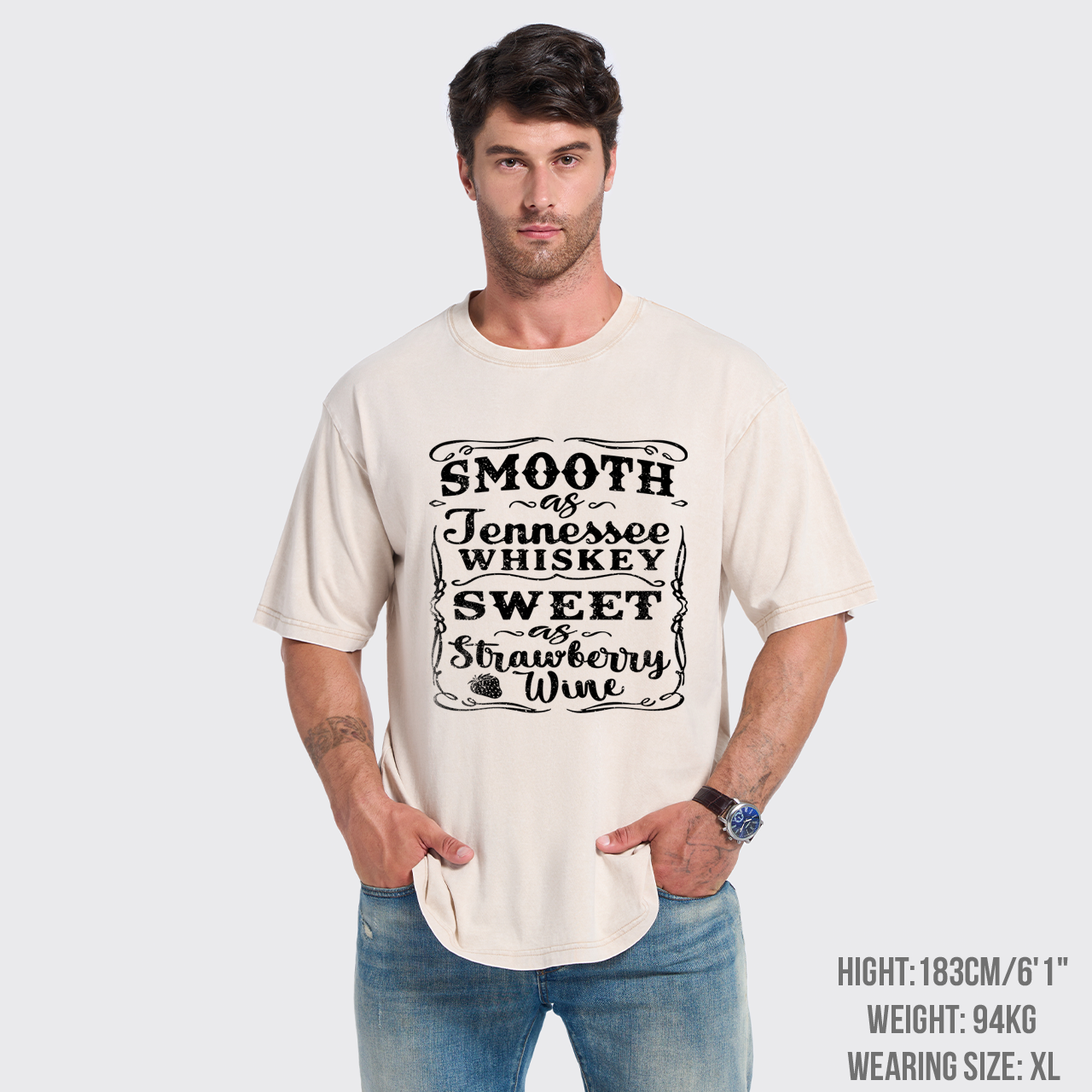 Smooth As Tennessee Whiskey Garment-dye Tees