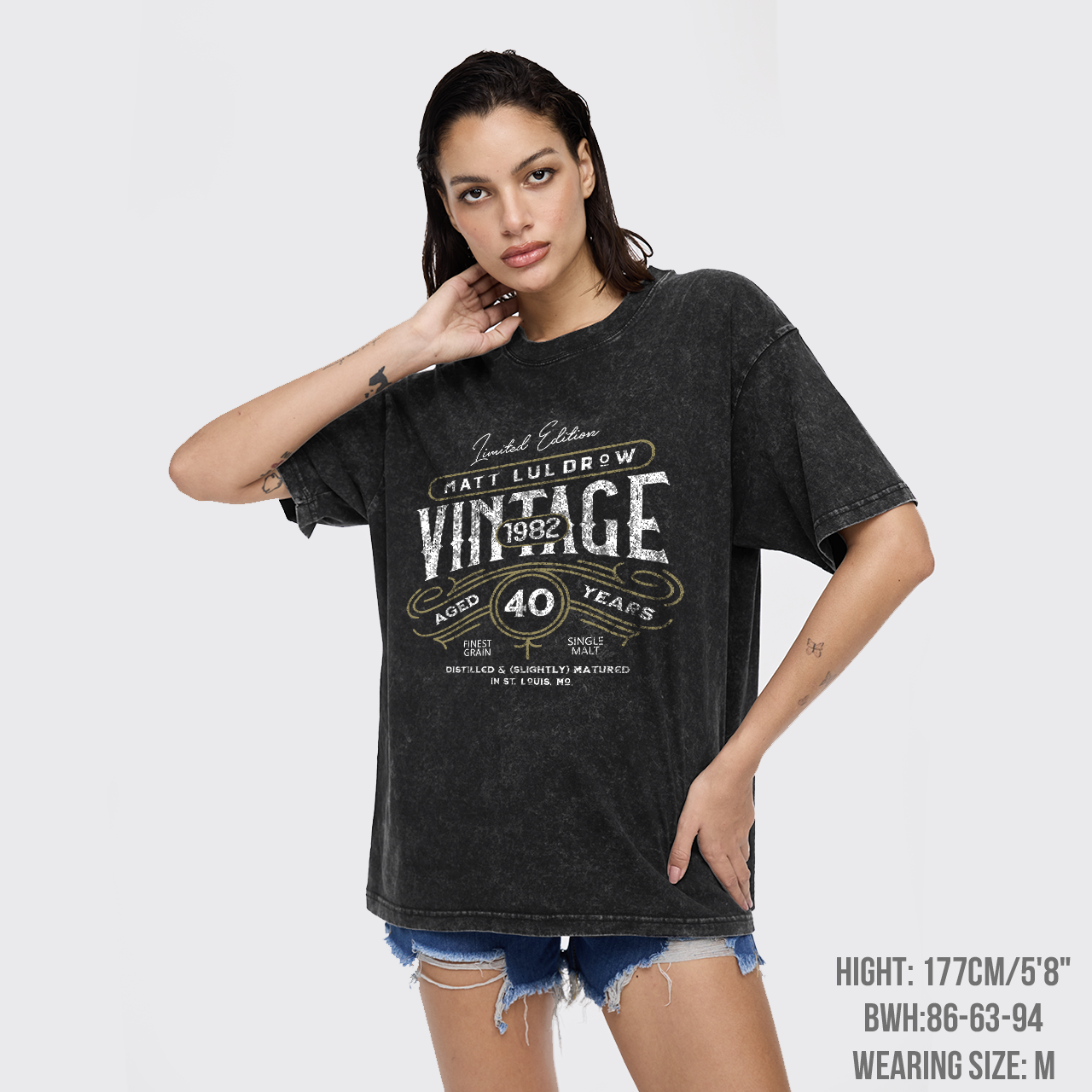 Limited Edition Whiskey Birthday Party Garment-dye Tees