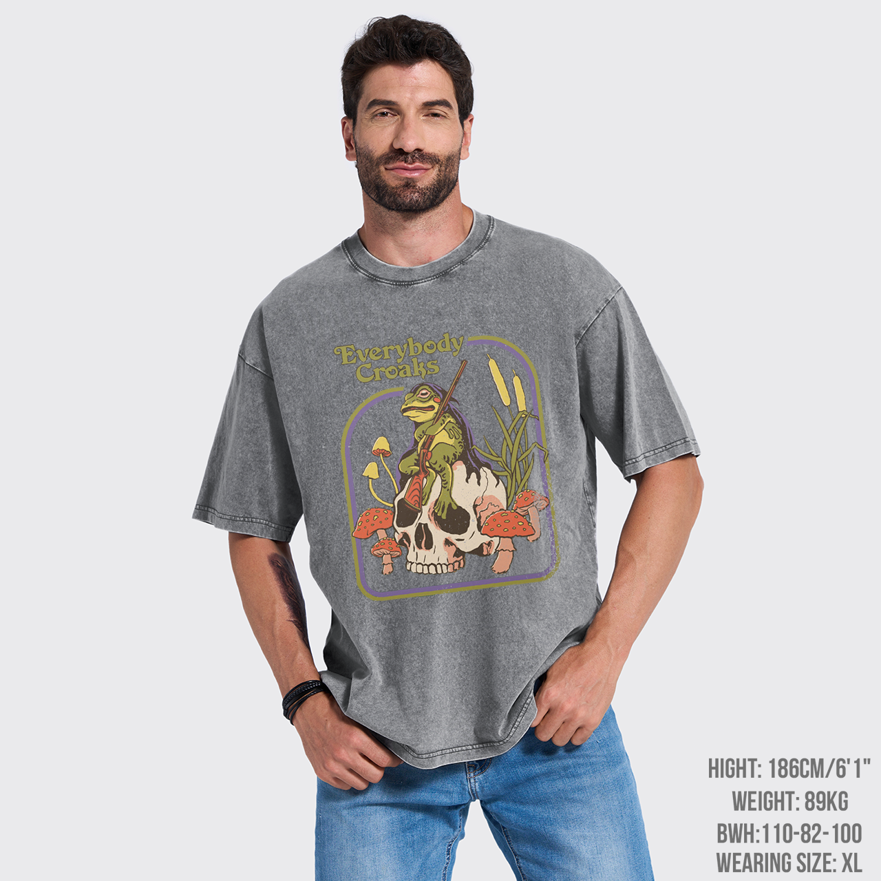 Mental Health-Everybody Croaks Garment-dye Tees