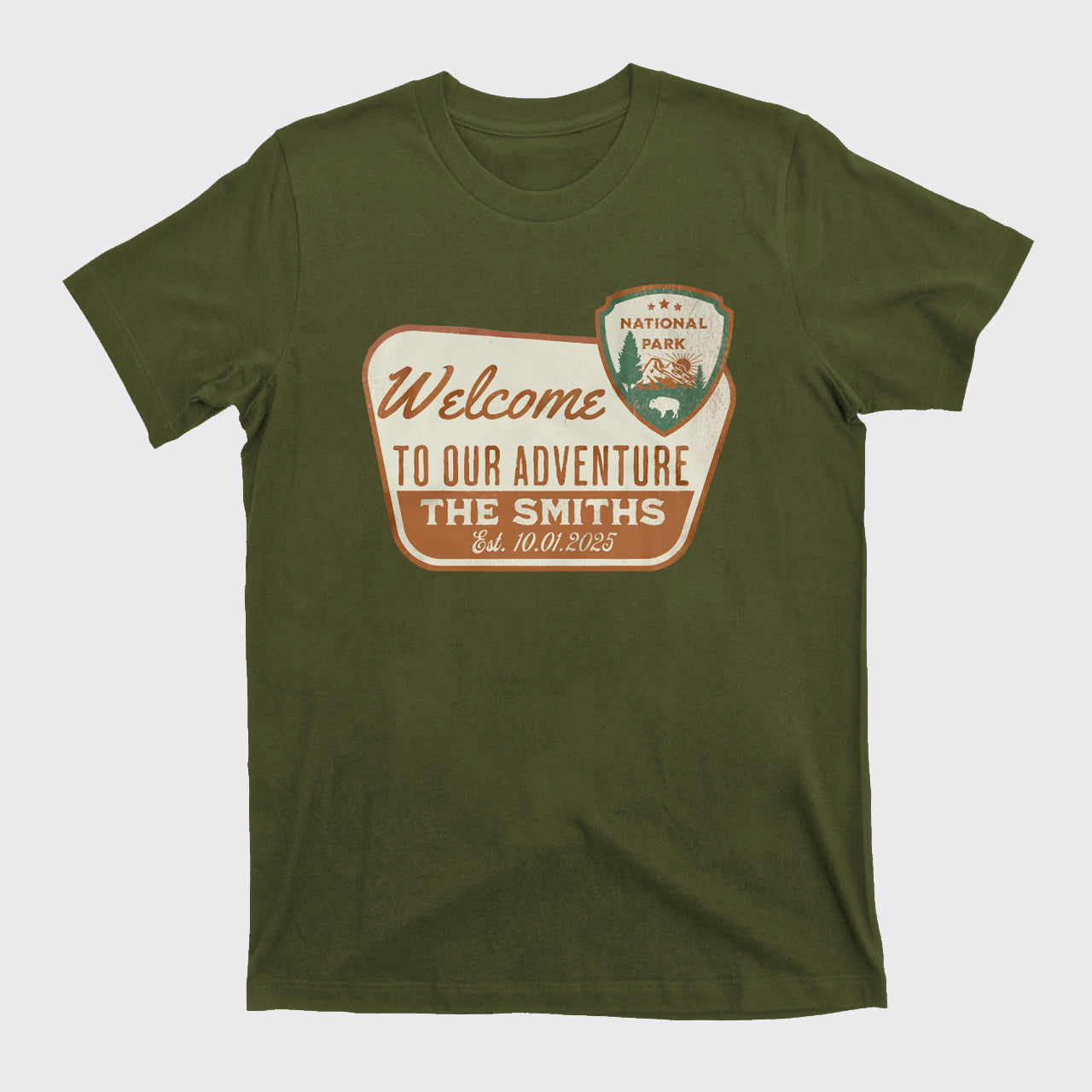 Personalized National Park Sign T-Shirts