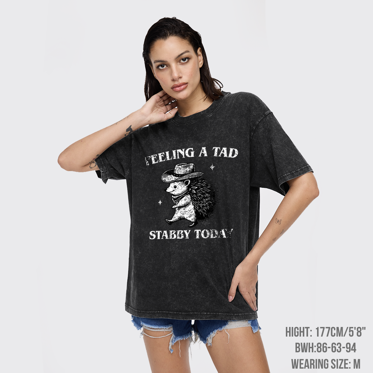 Trendy Porcupine-Feeling A Tad Stabby Today Garment-dye Tees