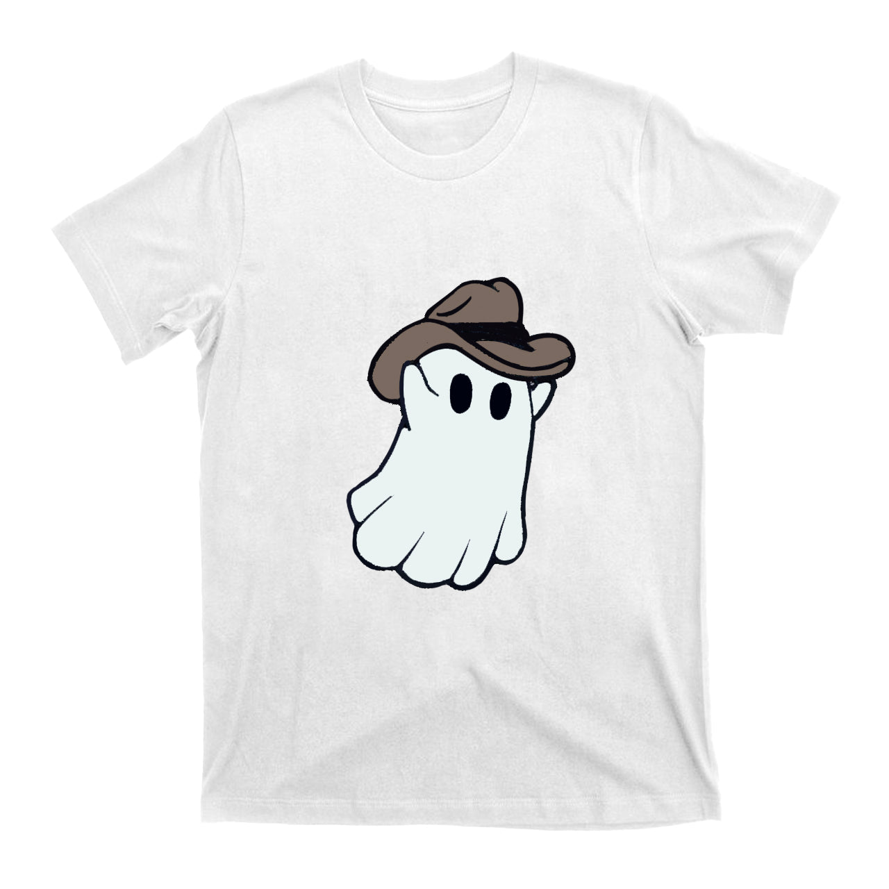 Western Halloween Ghost Cowboy T-Shirt