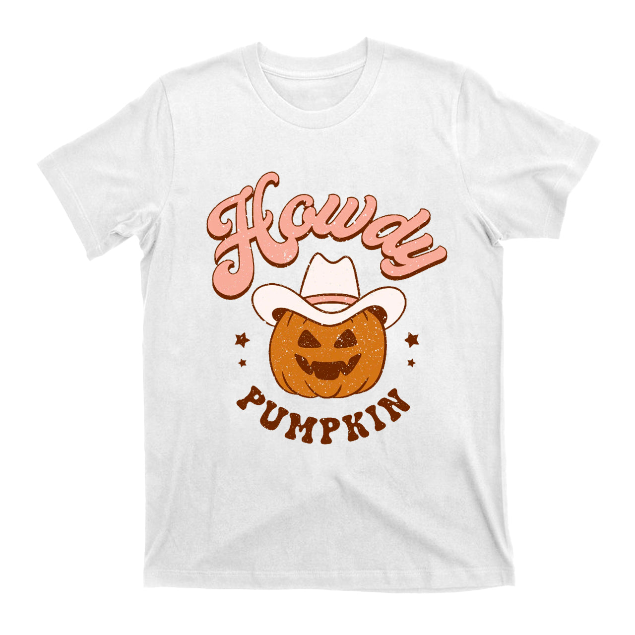 Howdy Pumpkin Cowboy Halloween T-Shirt
