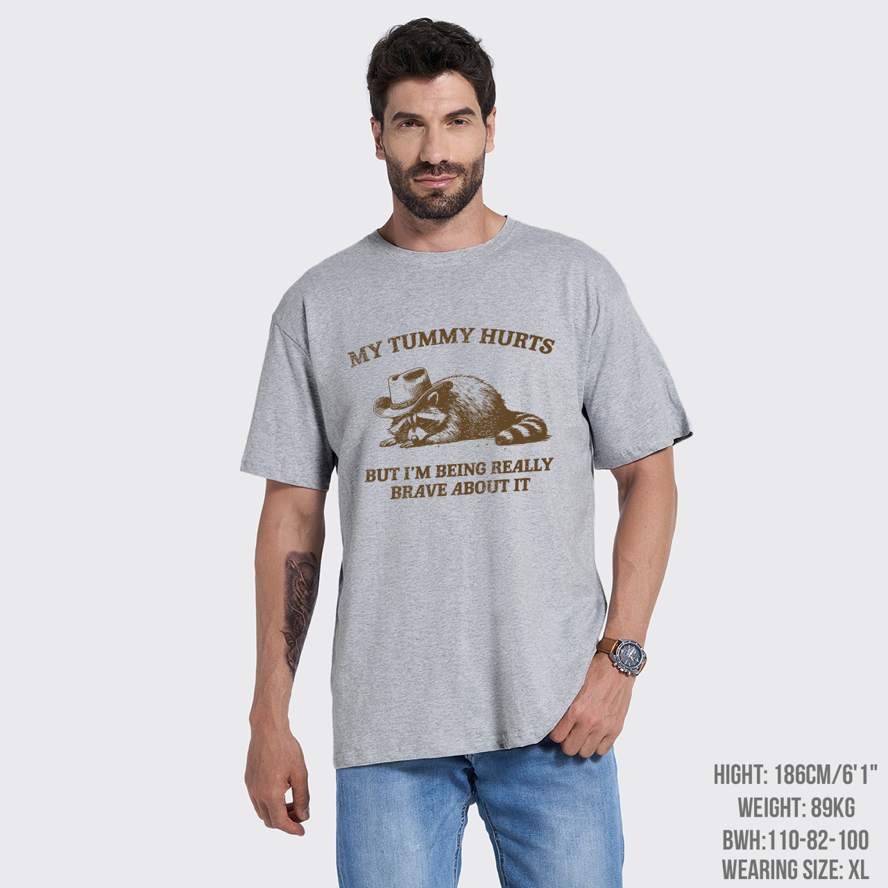 My Tummy Hurts But Im Being Really Brave About It T-Shirts