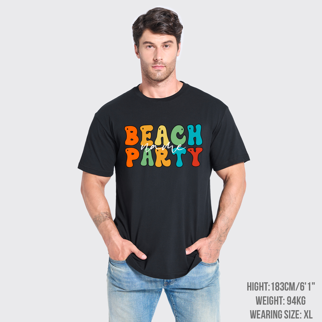 Personalized Name Beach Party T-Shirts