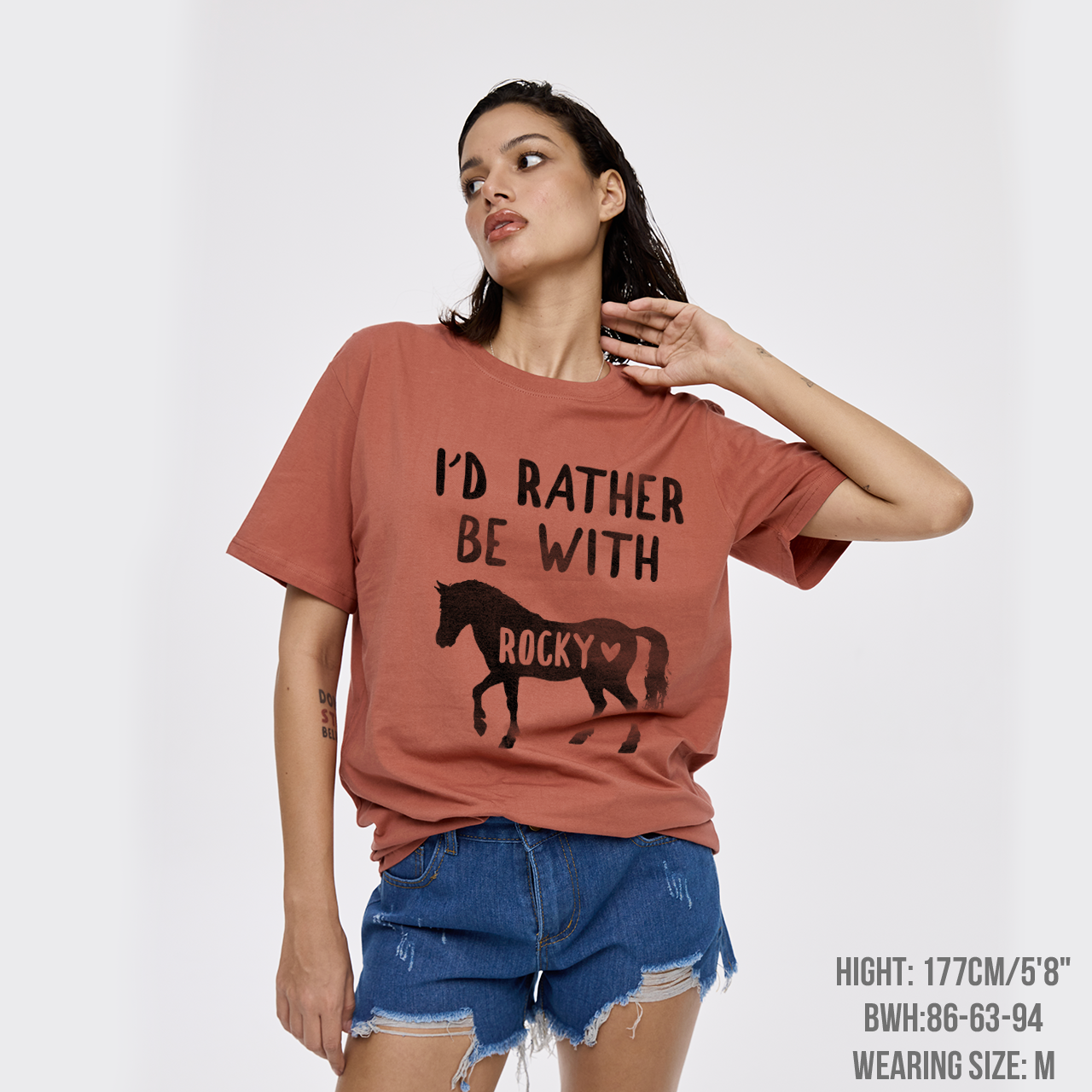 Personalized I'd Rather Be With XXX T-Shirts