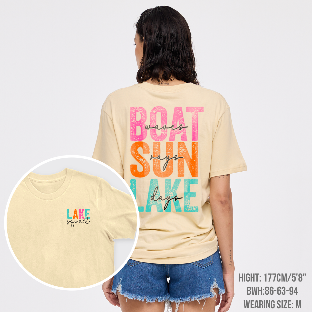 Hello Summer,Boat Waves Sun Rays Lake T-Shirts