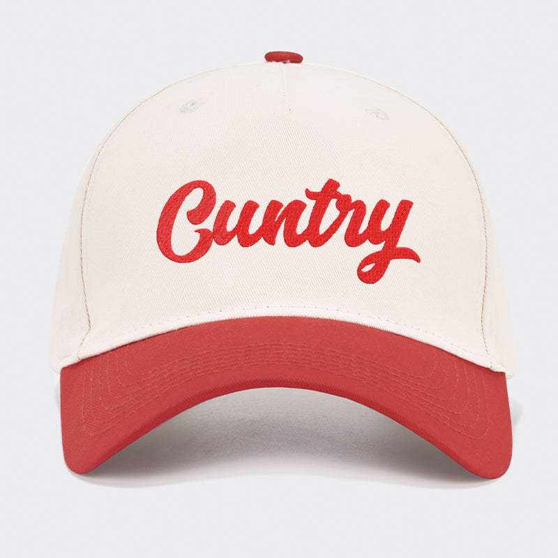 Cuntry Embroidered Baseball Cap