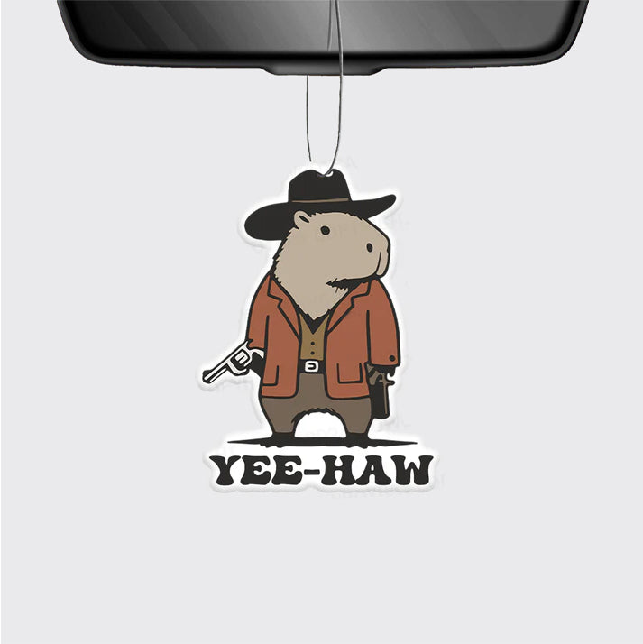 Funny Capybara Cowboy_Broncobay Car Air Freshener