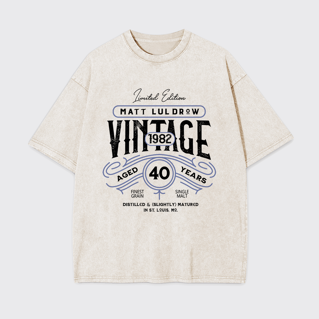 Limited Edition Whiskey Birthday Party Garment-dye Tees