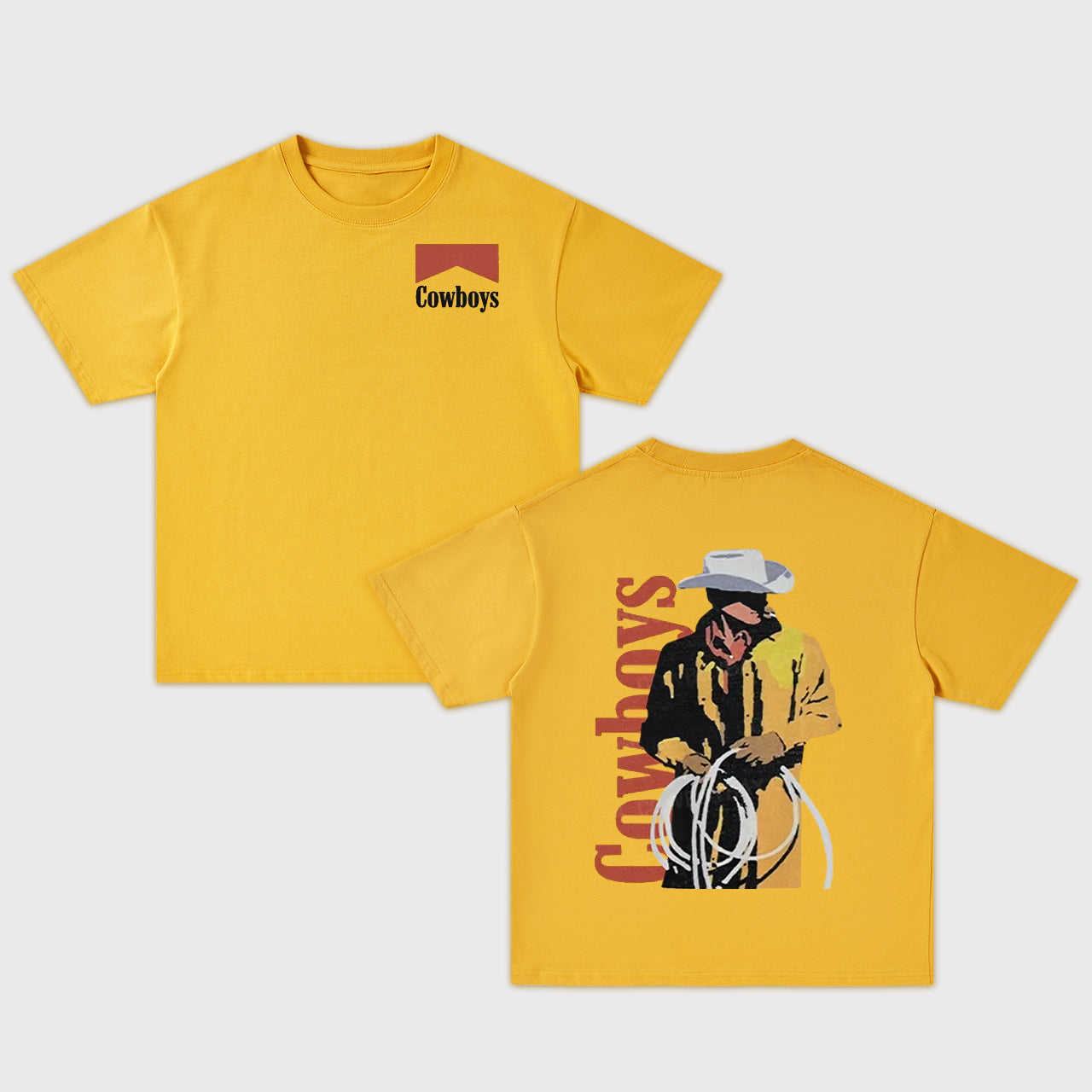 Vintage African American Cowboy Oversize T-Shirts