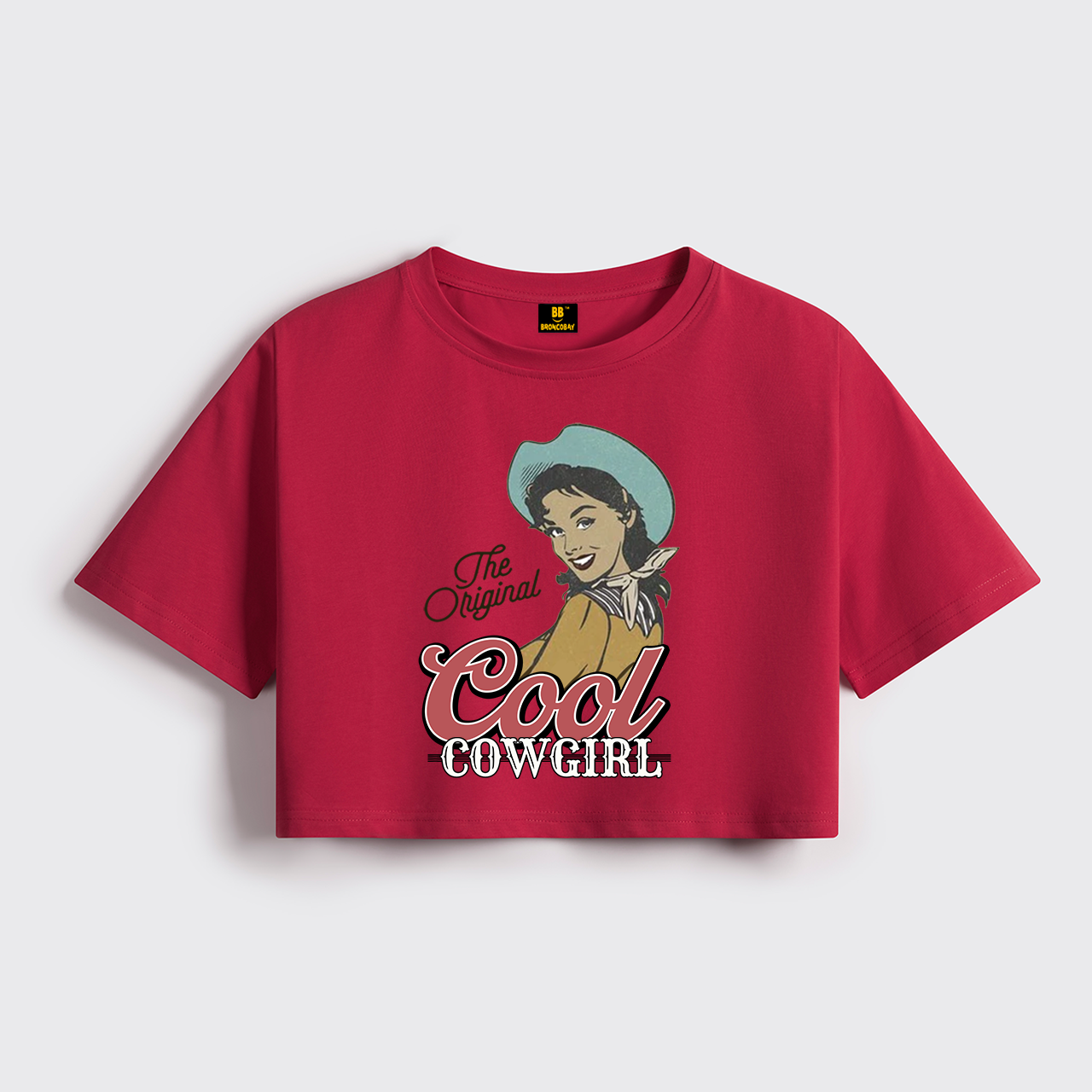 Cool Cowgirl Cropped Boxy Tee