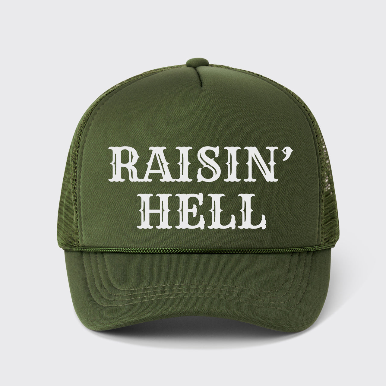 Raisin' Hell Trucker Hat