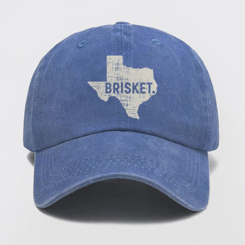 Texas Brisket Cowboy Washed Baseball Cap