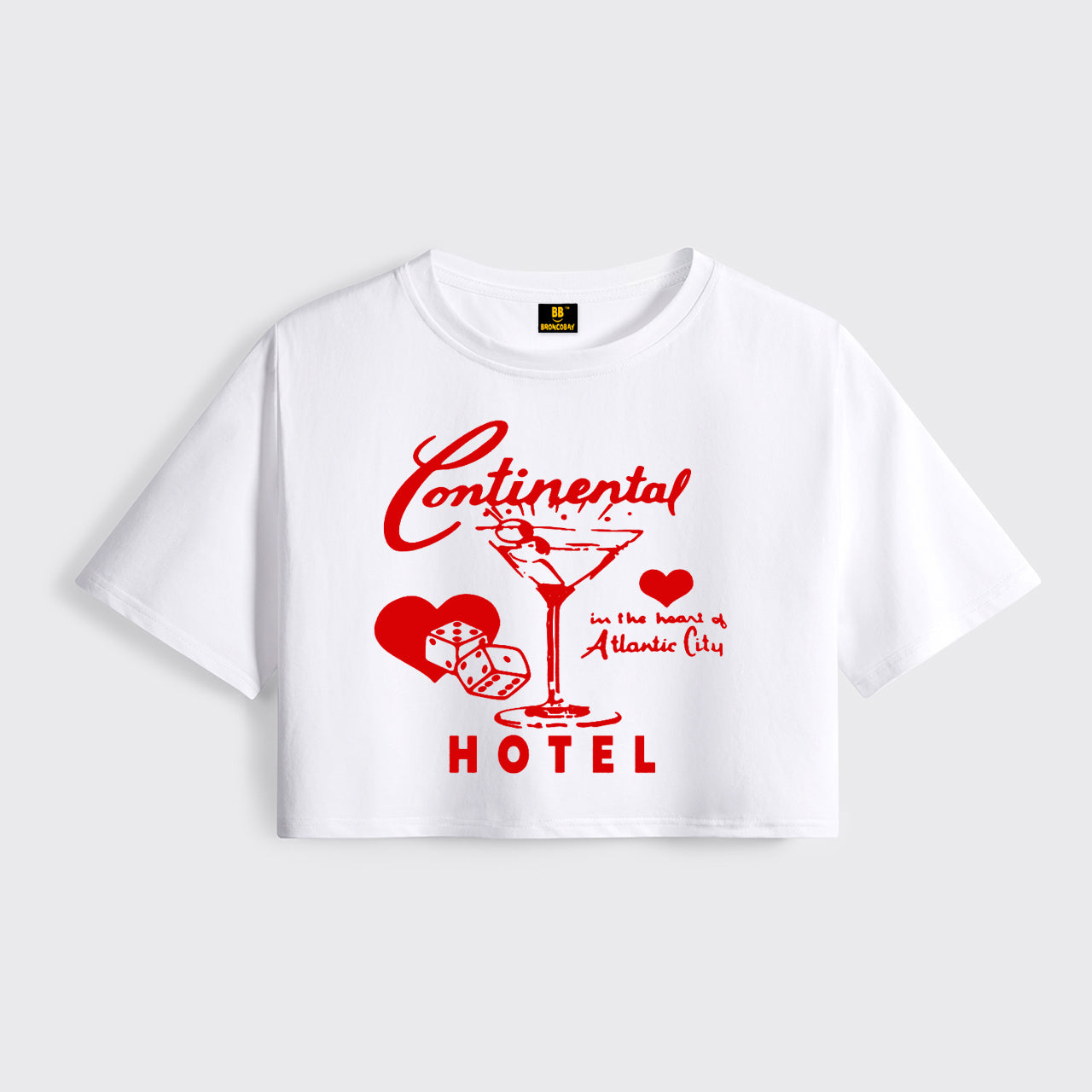 Holiday Romance Cropped Boxy Tee