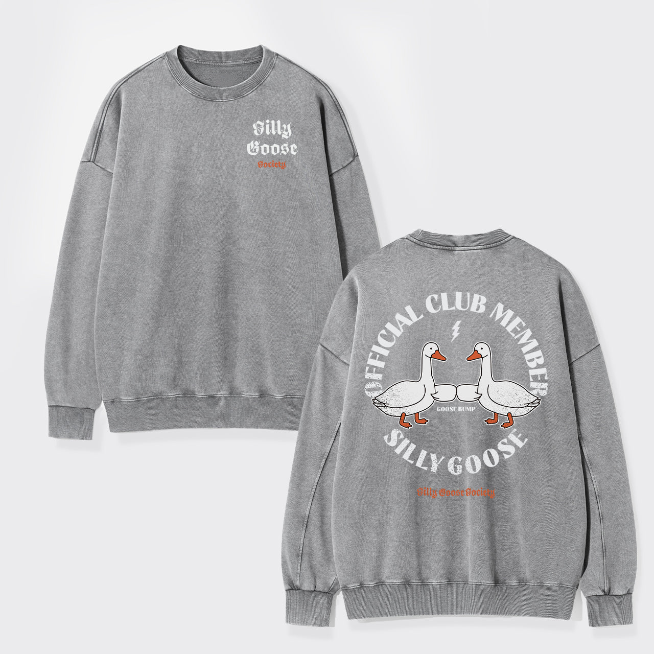 Goose Bump Club Washed Sweatshirts
