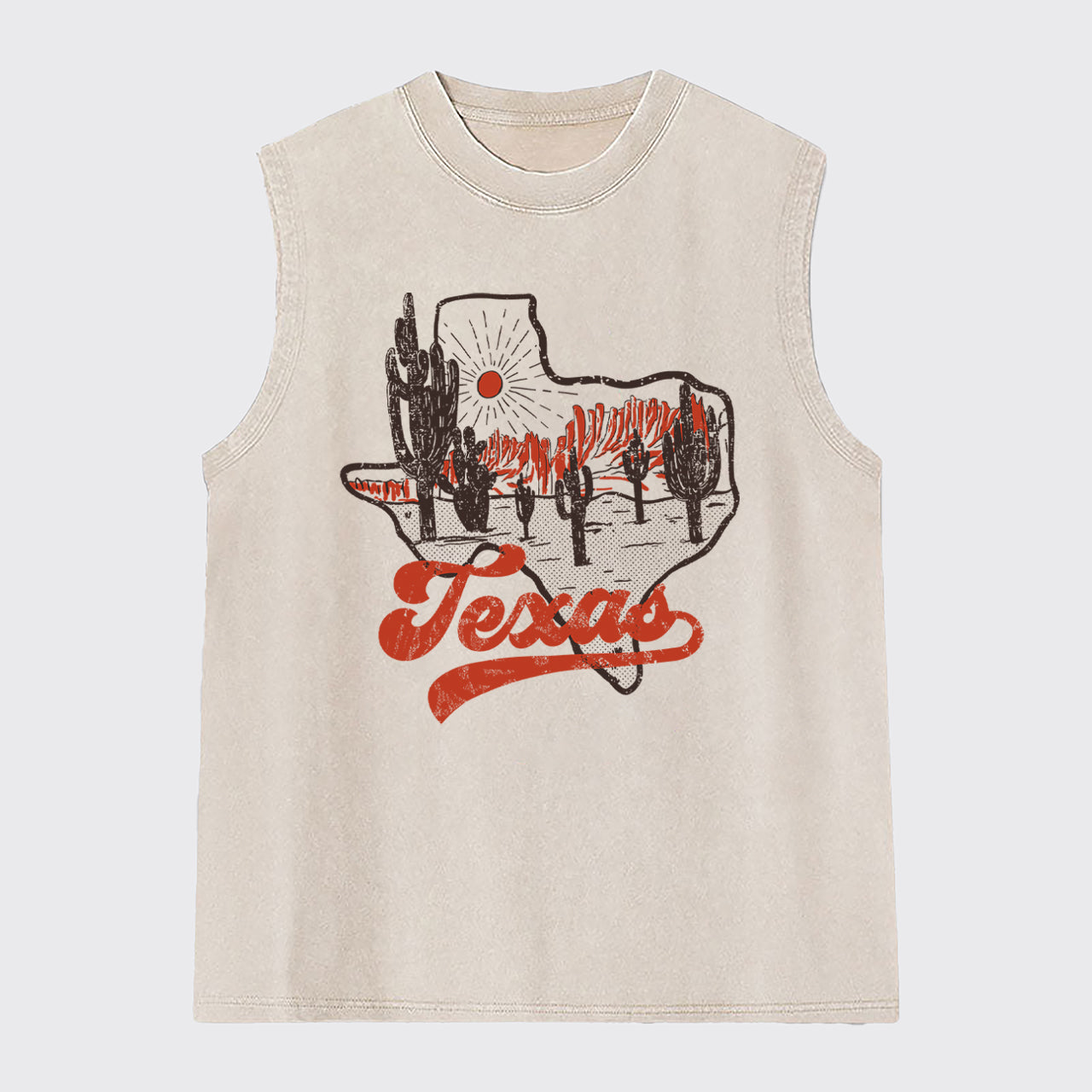 Texas Sunset Vintage Washed Tanks