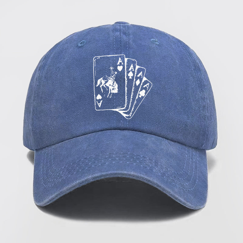Ace Cowboy Punchy Washed Baseball Cap