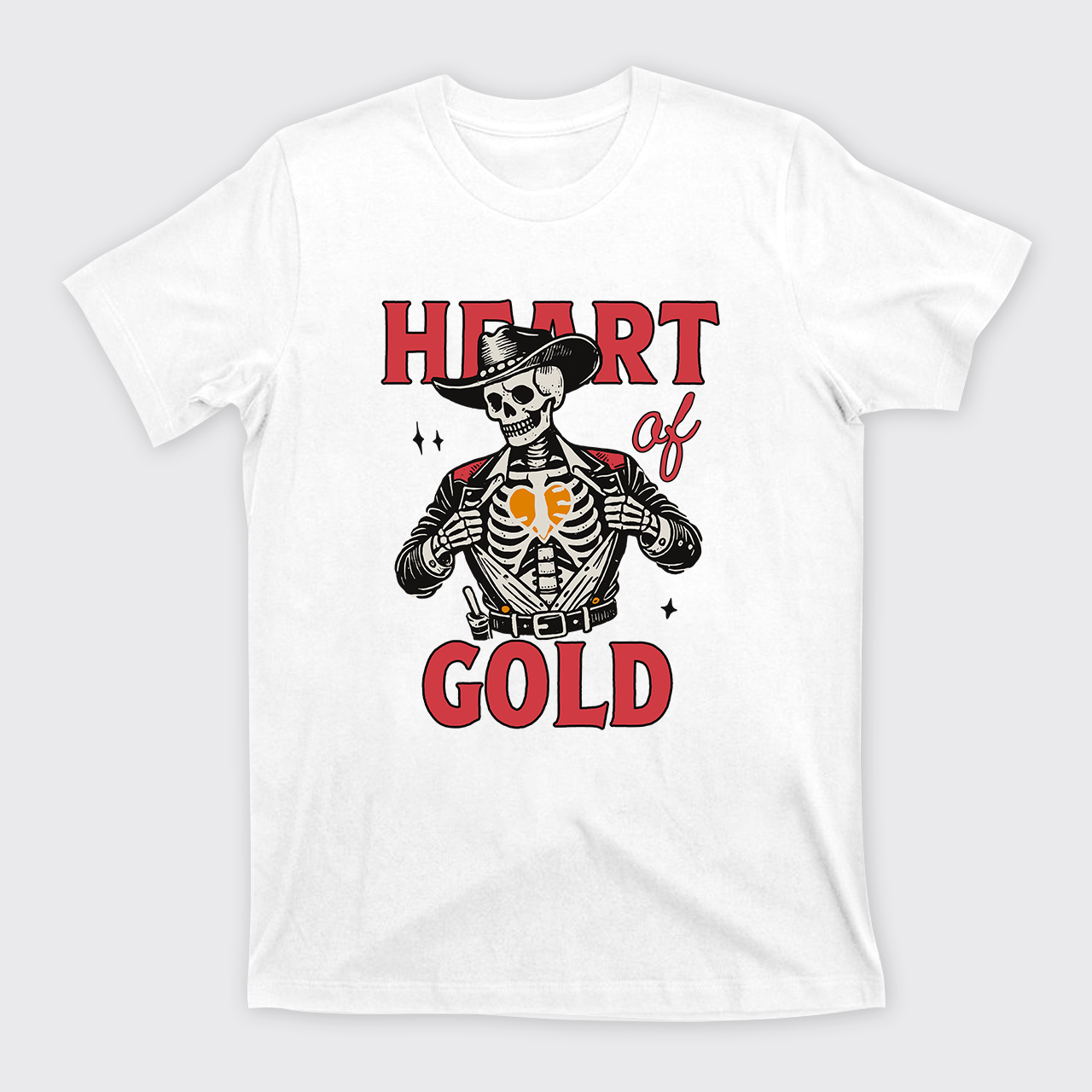 Heart Of Gold Western T-Shirts