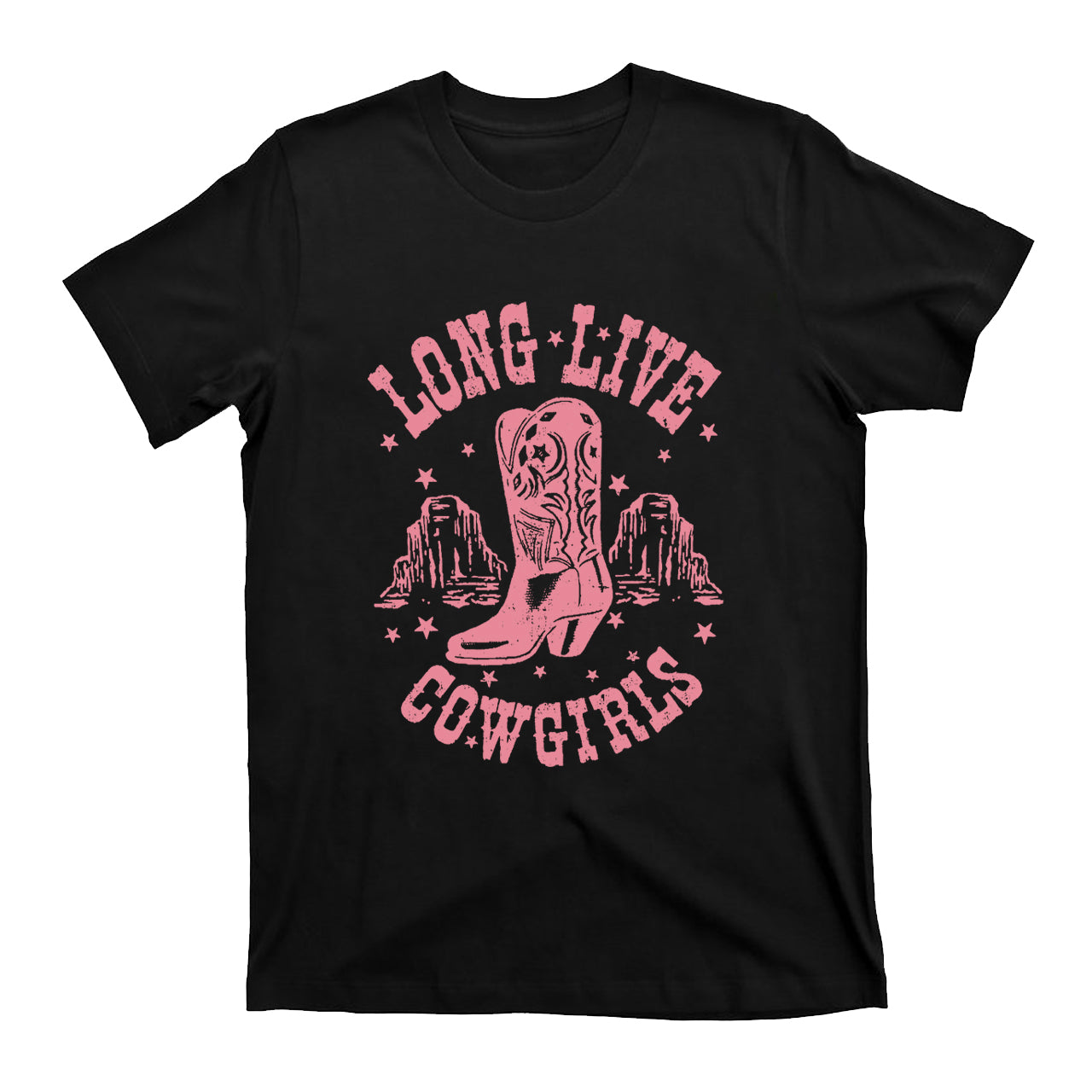 Cowgirls Western Long Lives T-Shirts