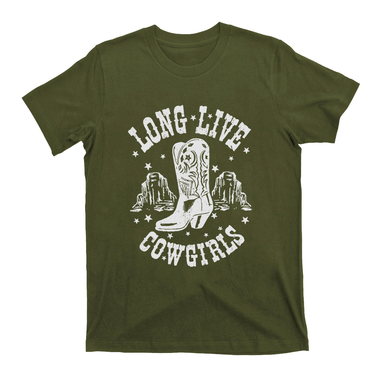 Cowgirls Western Long Lives T-Shirts