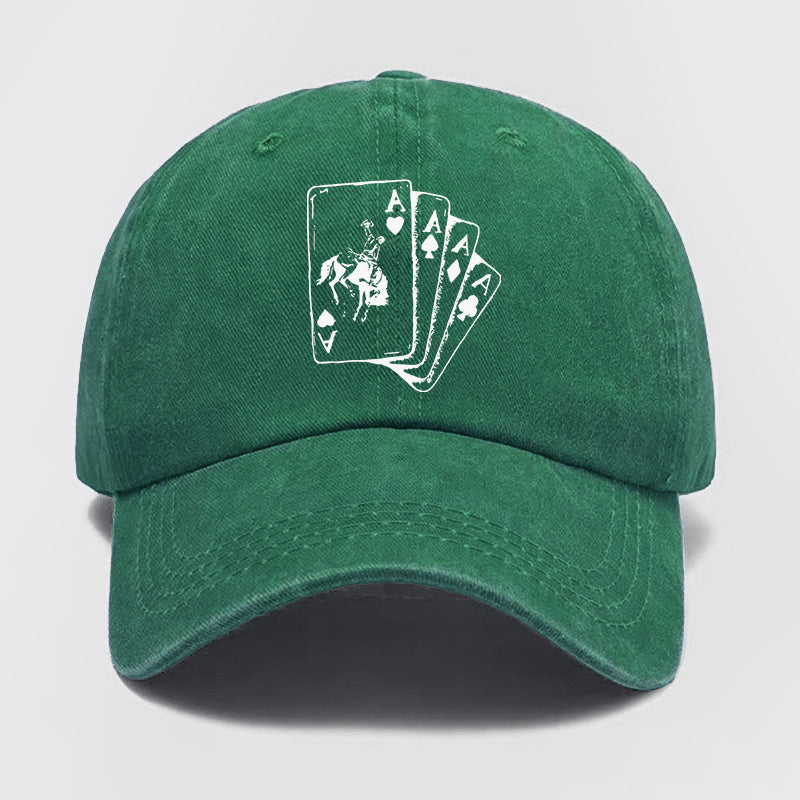 Ace Cowboy Punchy Washed Baseball Cap