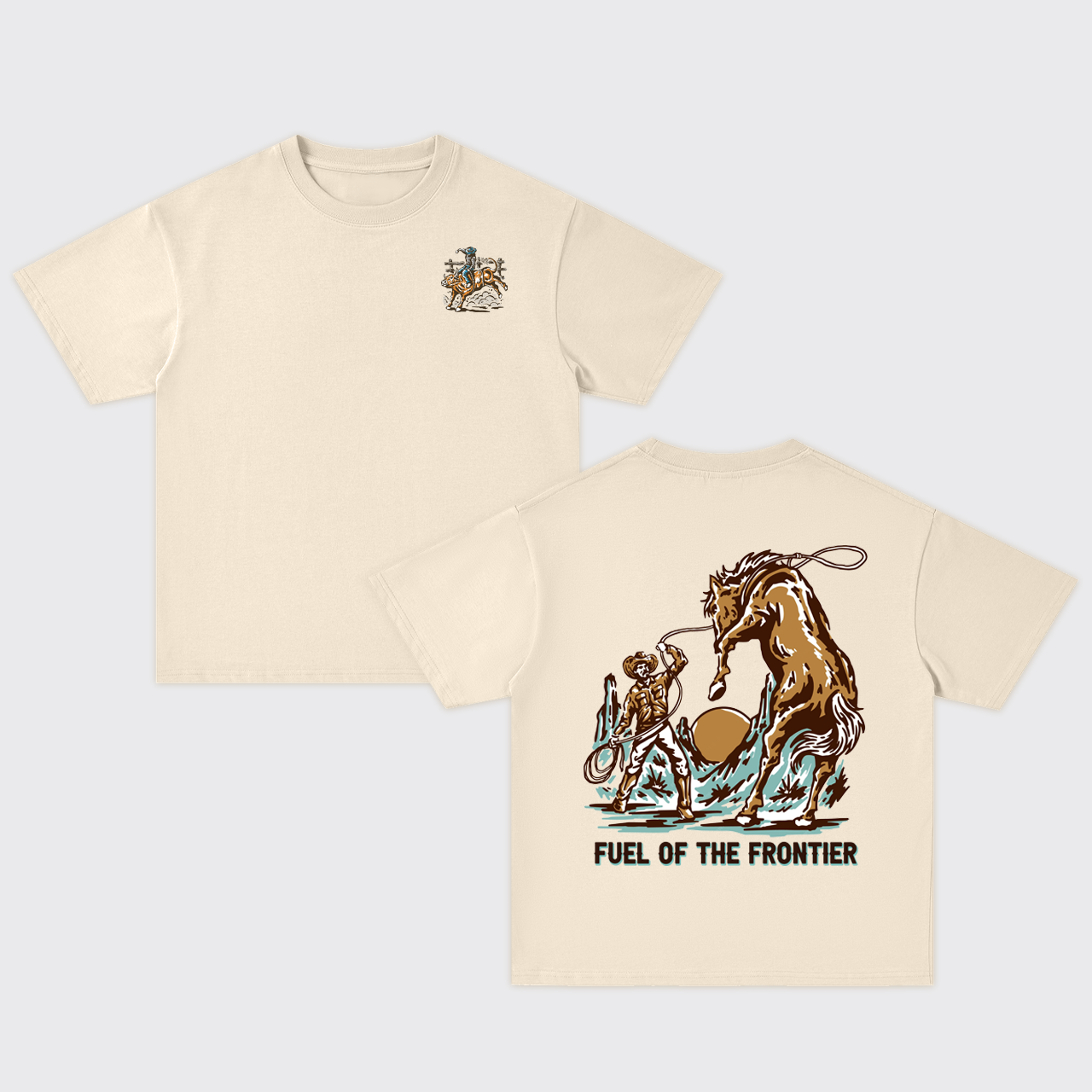 Full Of The Frontier Oversize T-Shirts