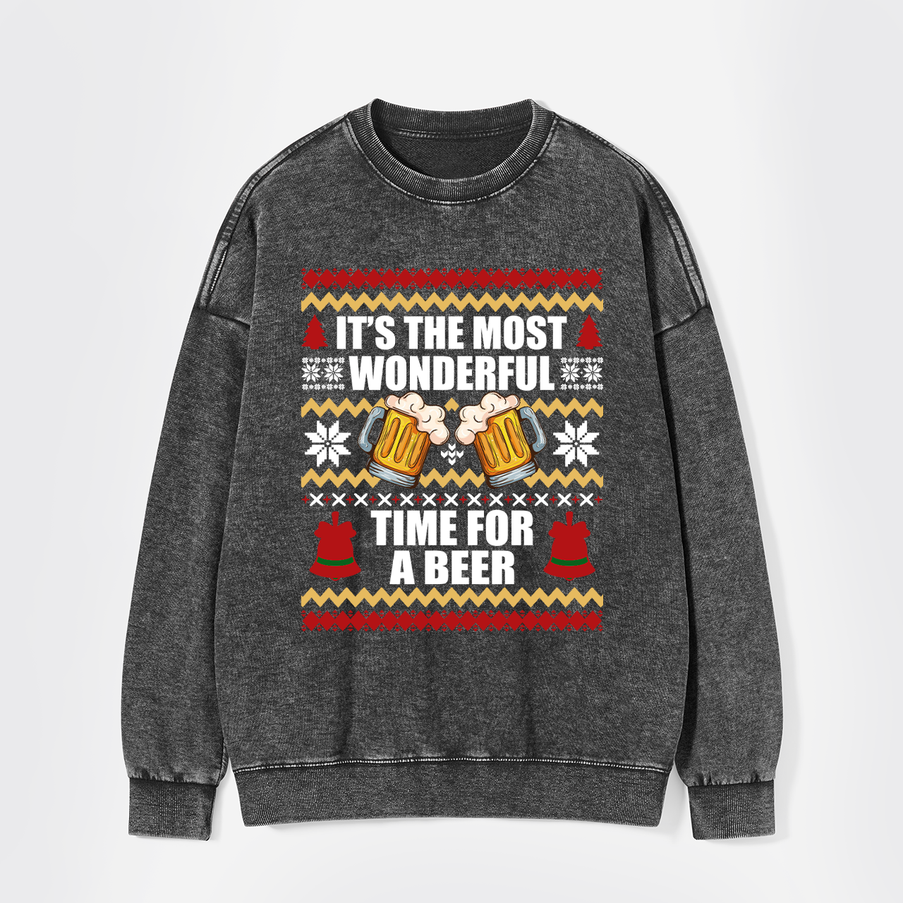 It's The Most Wonderful Time For A Beer Washed Sweatshirts