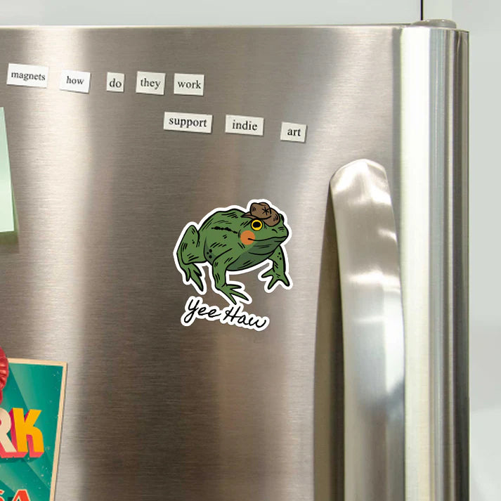 Cowboy Frog_Broncobay Fridge Magnet