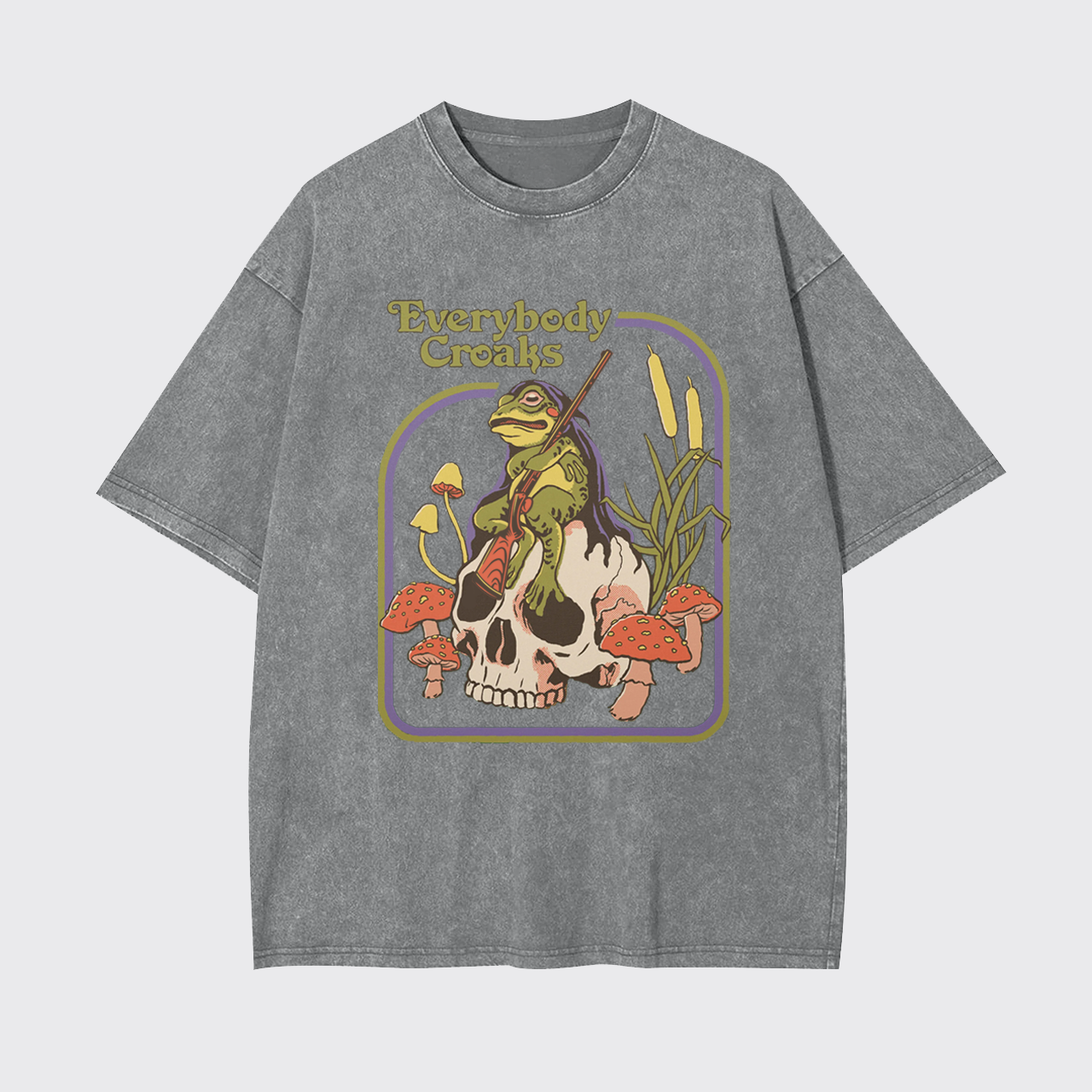 Mental Health-Everybody Croaks Garment-dye Tees