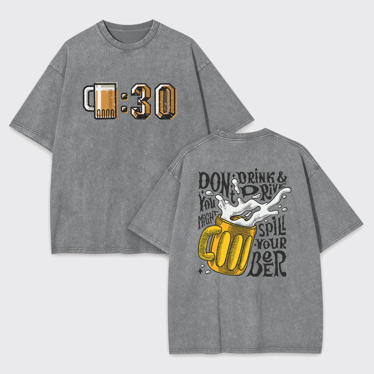 At 0:30 Let's Drink Garment-dye Tees