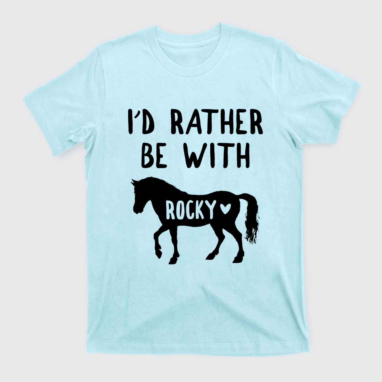 Personalized I'd Rather Be With XXX T-Shirts