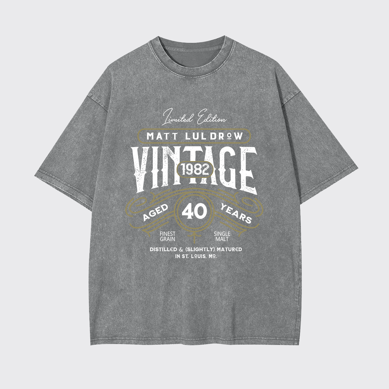 Limited Edition Whiskey Birthday Party Garment-dye Tees