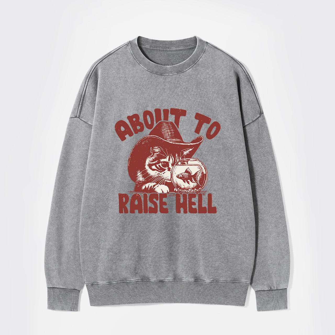 About To Raise Hell Washed Sweatshirts
