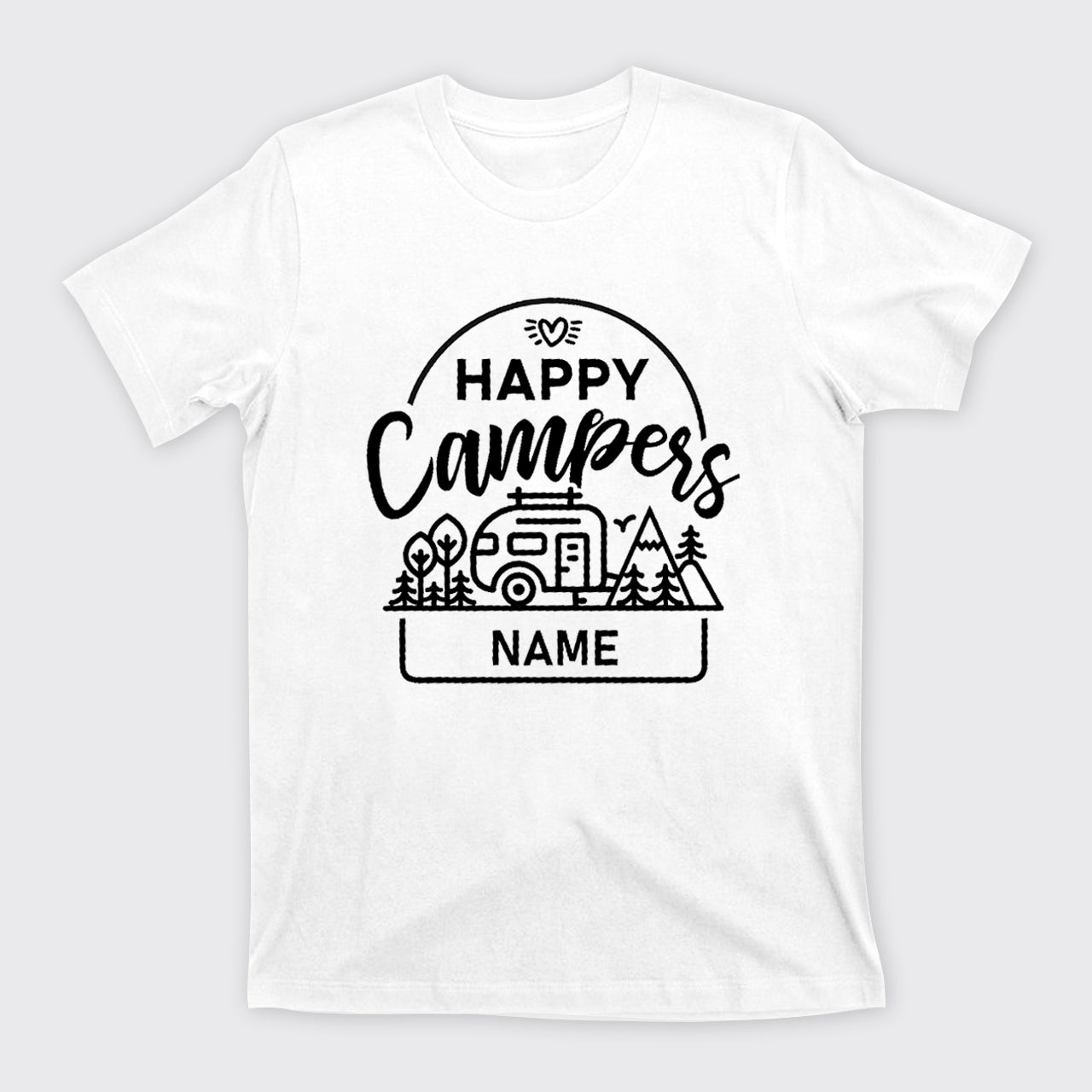 Personalized Happy Camper T-Shirts