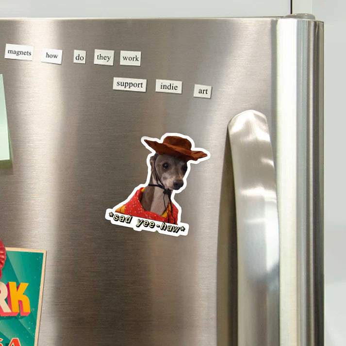 Sad Boy Cowboy_Broncobay Fridge Magnet