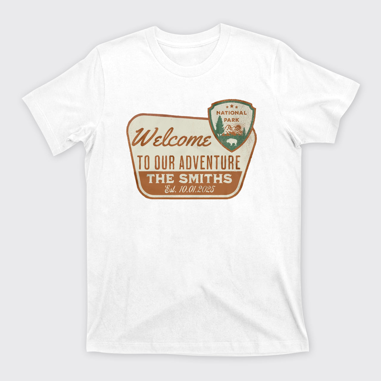 Personalized National Park Sign T-Shirts