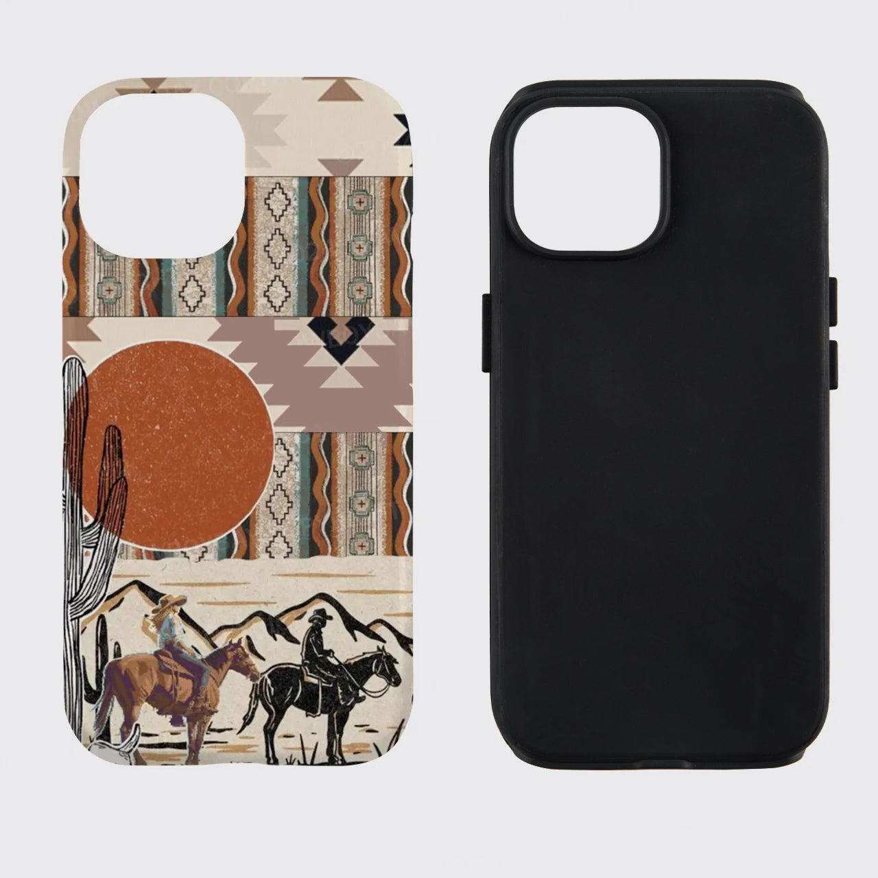 Classic Aztec Western Cowboy_Broncobay Phone Case