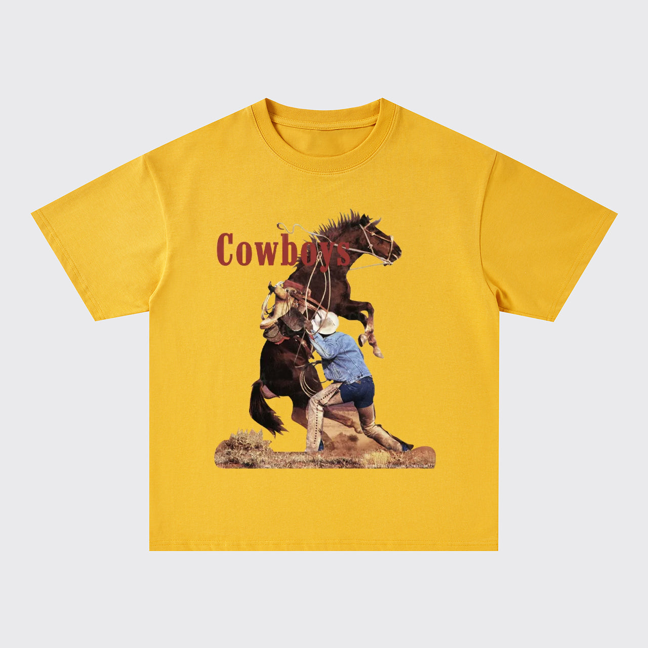 Vintage Cowboy Oversize T-Shirts