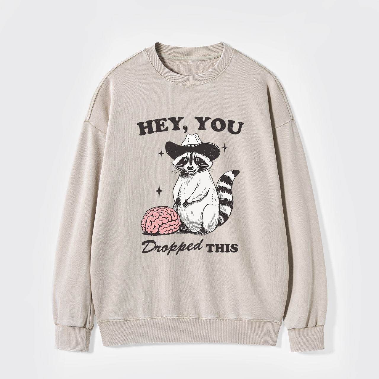 Hey, You Dropped This Washed Sweatshirts