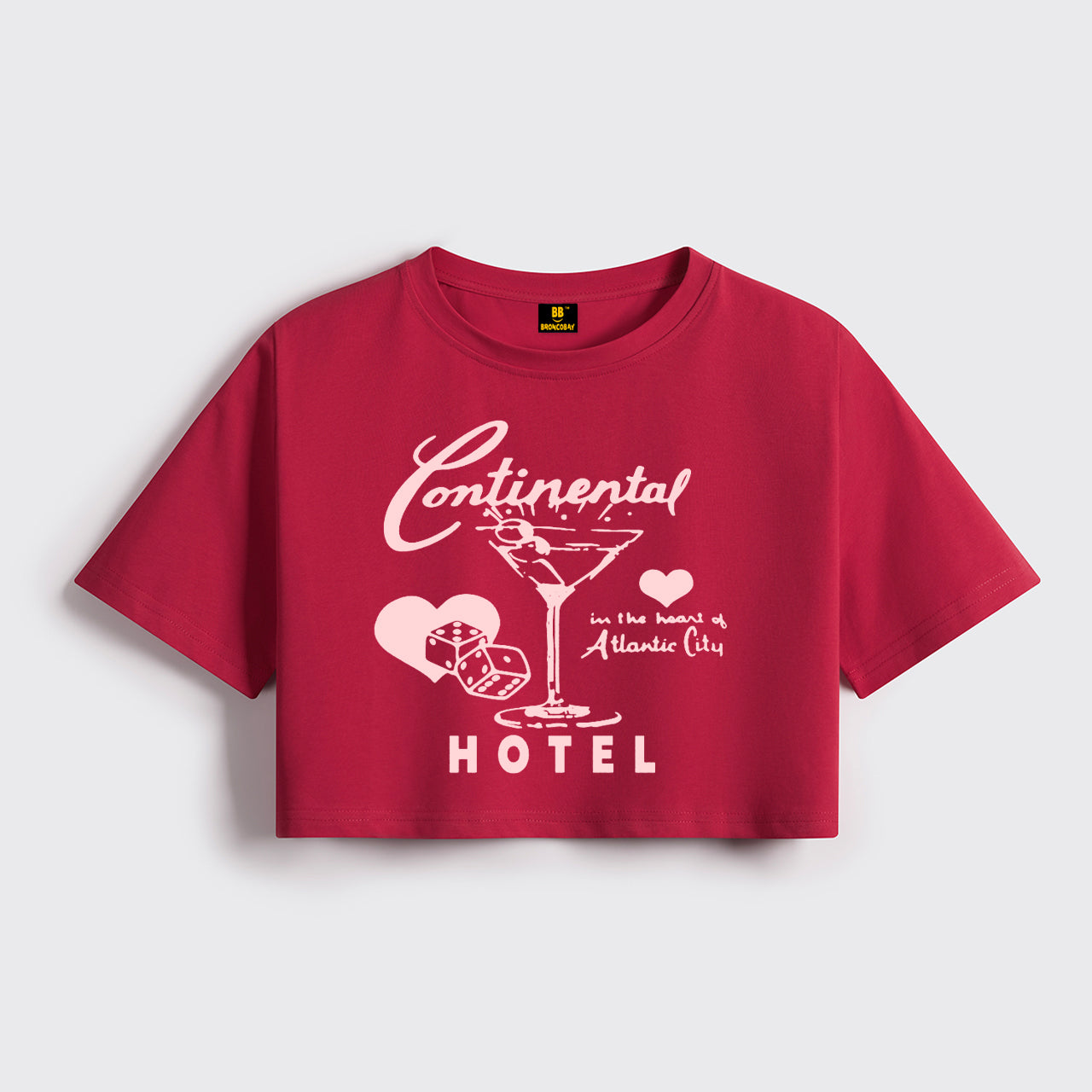 Holiday Romance Cropped Boxy Tee