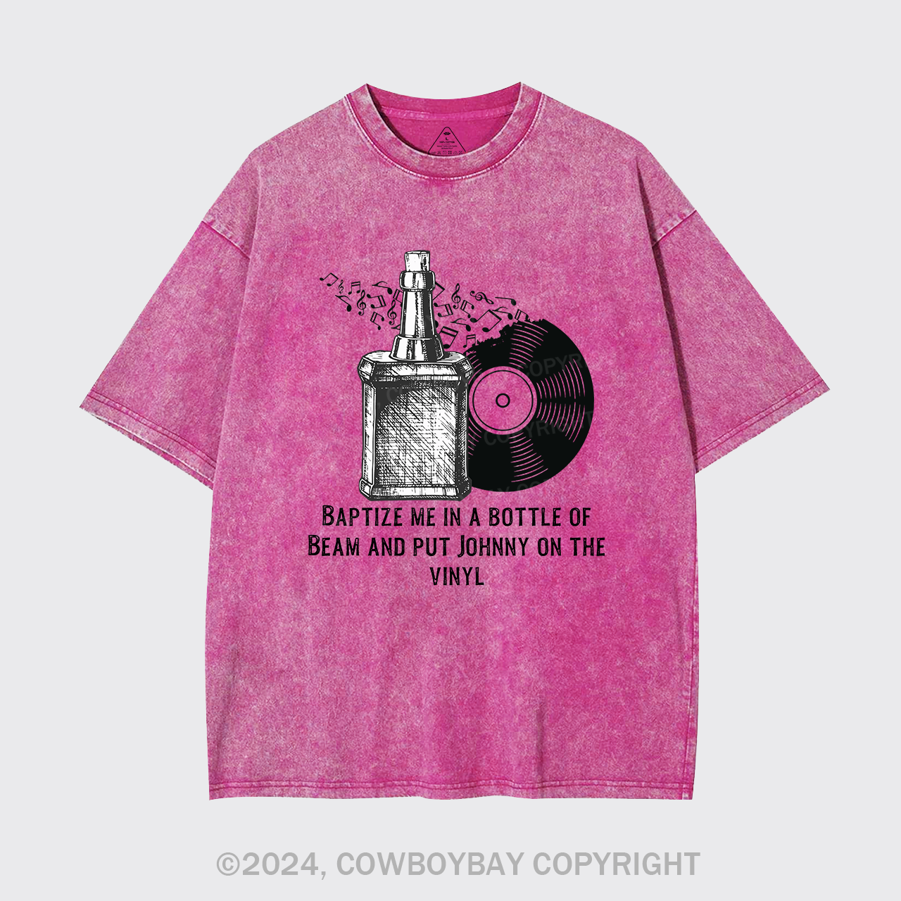 Bourbon Something In The Orange Garment-dye Tees