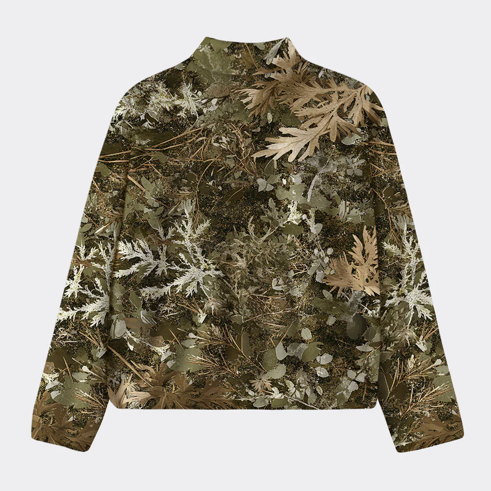 Forest Printing Fleece Jacket