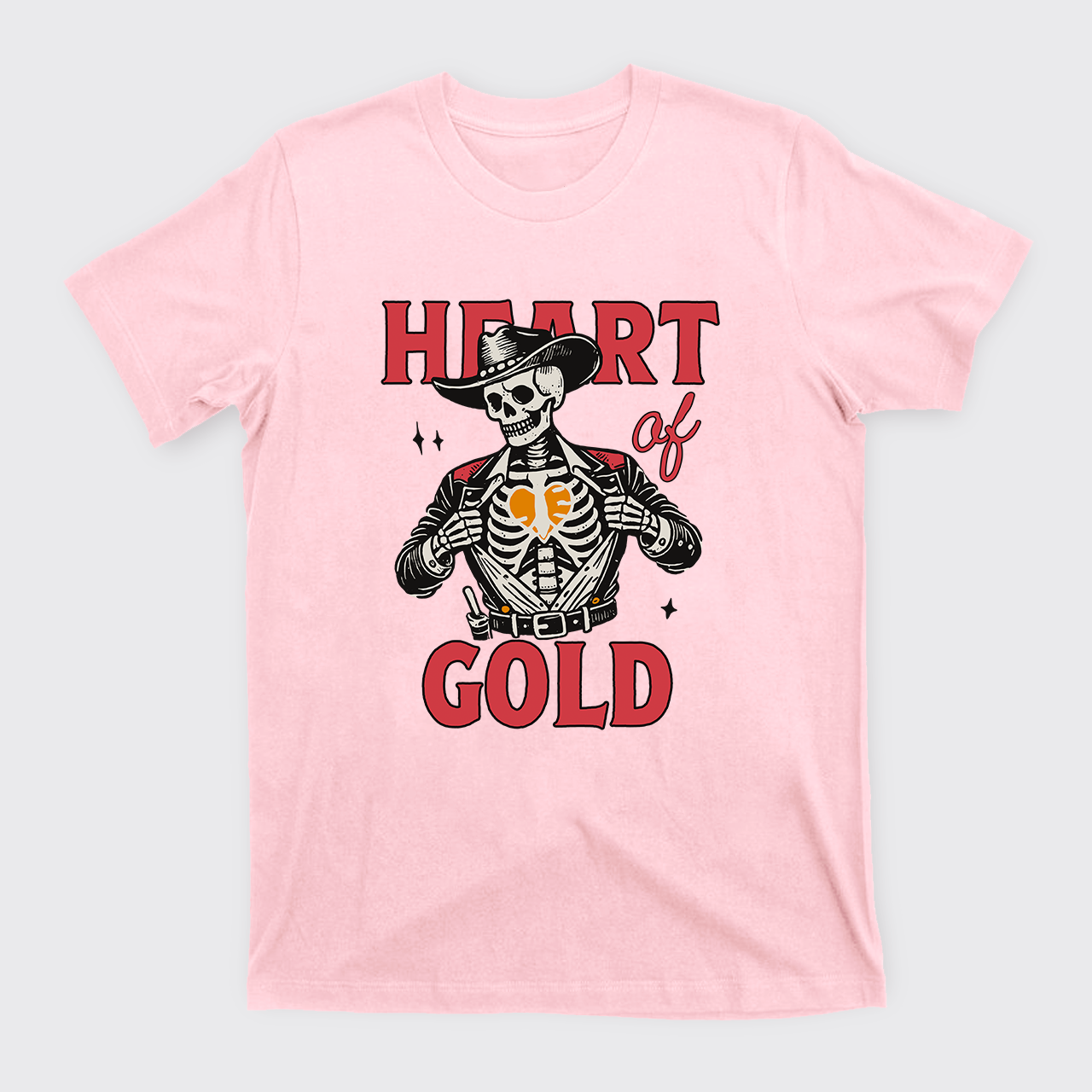 Heart Of Gold Western T-Shirts