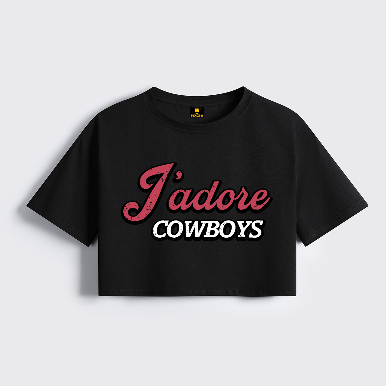 J'adore Cowboy Cropped Boxy Tee